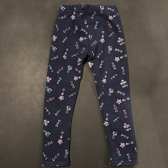 LAST CHANCE - Adorable unique EUC fleece leggings Size 104/110 - Picture 4 of 6